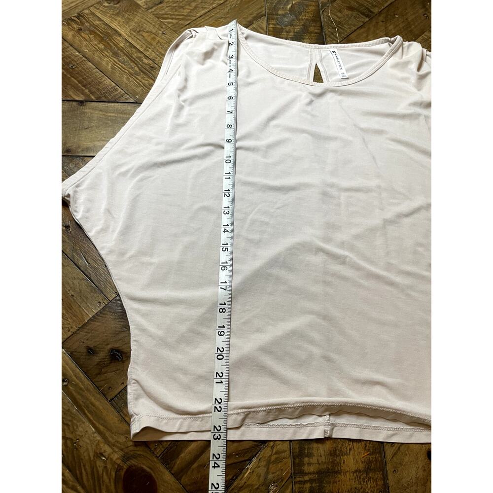 Fabletics Cream Open Back Tencil Sleeveless Shirt - image 7